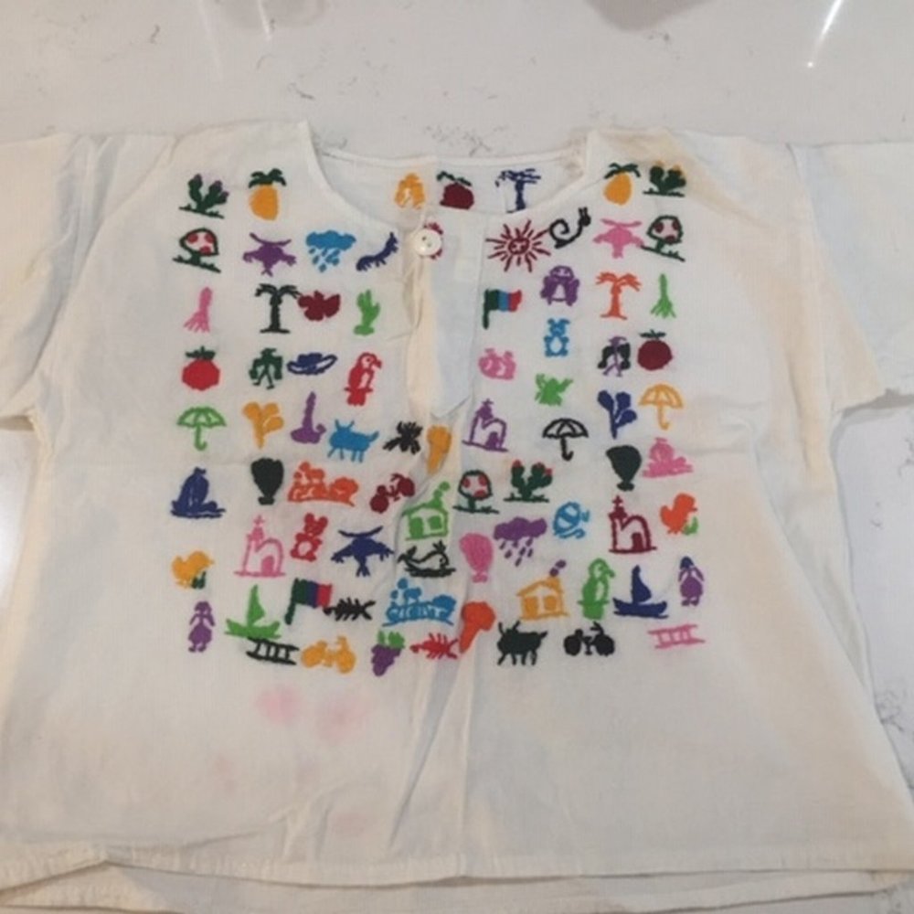 Mexican Hand-Embroidered Shirt